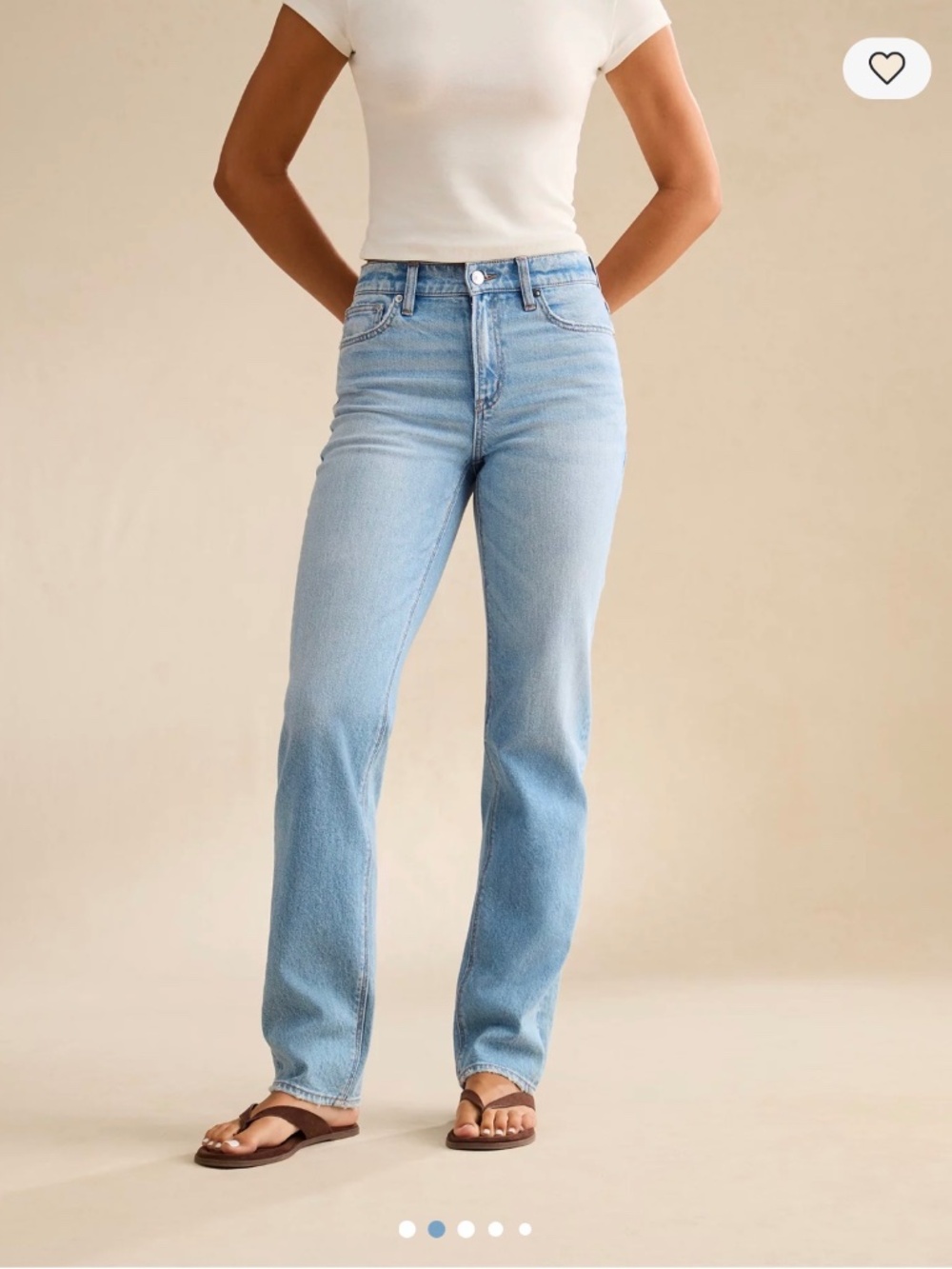 AE straight leg jeans size 2 long